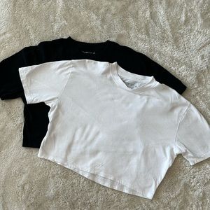 Abercrombie “Soft AF Essentials” cropped tees